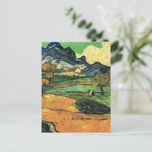 Van Gogh - Mount Gaussier, famous painting, Postcard