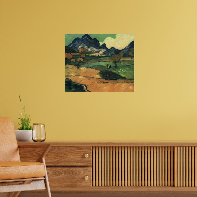 Van Gogh - Mount Gaussier Poster (Living Room 2)