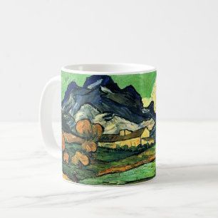 Van Gogh - Mount Gaussier with Mas de Saint-Paul Coffee Mug
