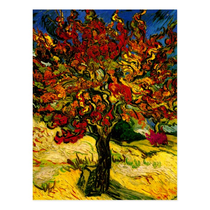 Van Gogh Mulberry Tree (F637) Fine Art Postcard