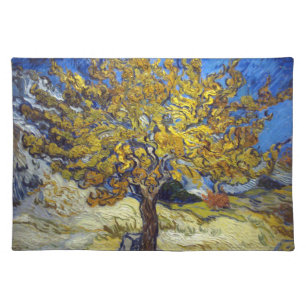 Van Gogh Mulberry Tree Masterpiece Art Cloth Placemat