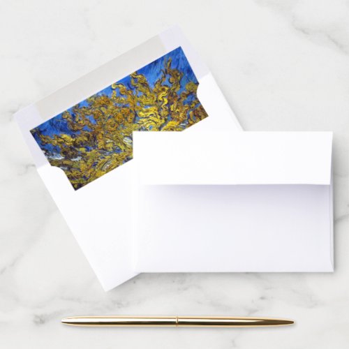 Van Gogh Mulberry Tree Masterpiece Art Envelope Liner
