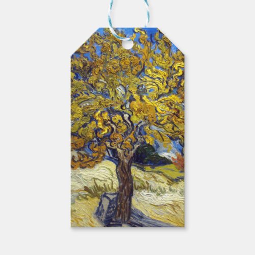 Van Gogh Mulberry Tree Masterpiece Art Gift Tags