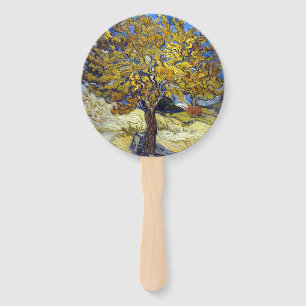 Van Gogh Mulberry Tree Masterpiece Art Hand Fan