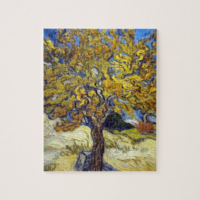 Van Gogh Mulberry Tree Masterpiece Art Jigsaw Puzzle (Vertical)