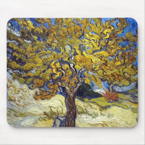 Van Gogh Mulberry Tree Masterpiece Art Mouse Pad