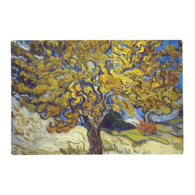 Van Gogh Mulberry Tree Masterpiece Art Placemat (Front)