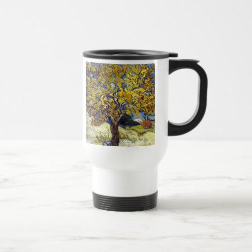 Van Gogh Mulberry Tree Masterpiece Art Travel Mug