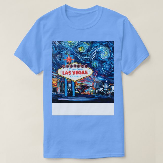 van Gogh Never Saw Vegas T-Shirt (Design Front)
