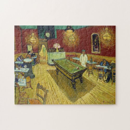 Van Gogh Night Cafe Painting Jigsaw Puzzle
