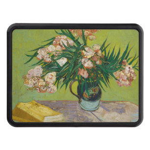 Van Gogh Oleanders Pink Floral Still Life Art Hitch Cover