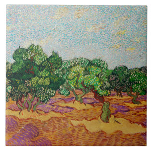Van Gogh - Olive Trees, Ceramic Tile