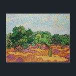 Van Gogh - Olive Trees, famous painting, Postcard<br><div class="desc">Olive Trees,  famous landscape painting by Vincent van Gogh,  1890.</div>