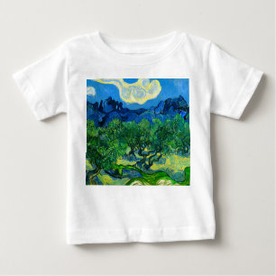 Van Gogh Olive Trees in a Mountainous Landscape Baby T-Shirt