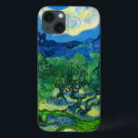 Van Gogh Olive Trees in a Mountainous Landscape iPhone 13 Case<br><div class="desc">iPhone Case featuring Vincent van Gogh’s oil painting Olive Trees in a Mountainous Landscape (1889). Green olive trees decorate a mountainside underneath a starry night sky. A marvelous gift for lovers of Post-Impressionism and Dutch art collectors!</div>