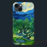 Van Gogh Olive Trees in a Mountainous Landscape iPhone 13 Case<br><div class="desc">iPhone Case featuring Vincent van Gogh’s oil painting Olive Trees in a Mountainous Landscape (1889). Green olive trees decorate a mountainside underneath a starry night sky. A marvelous gift for lovers of Post-Impressionism and Dutch art collectors!</div>