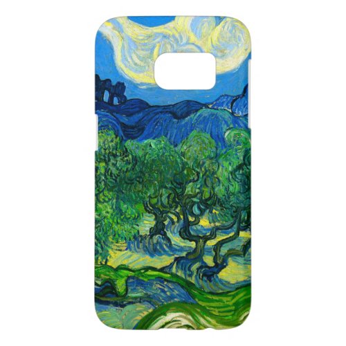 Van Gogh Olive Trees in a Mountainous Landscape Samsung Galaxy S7 Case