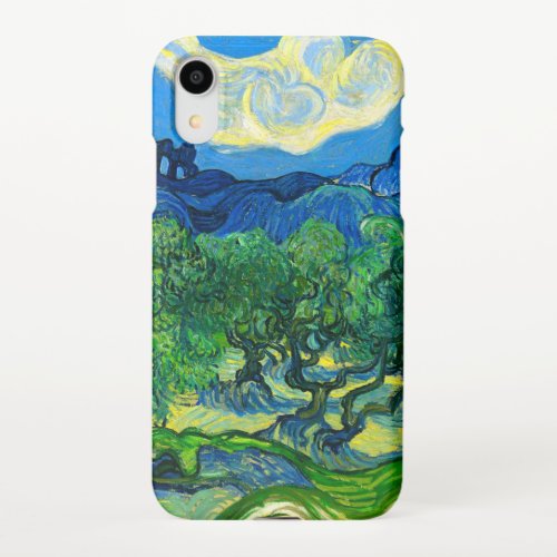 Van Gogh Olive Trees in a Mountainous Landscape iPhone XR Case