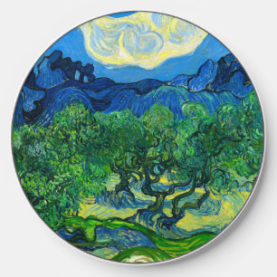 Van Gogh Olive Trees in a Mountainous Landscape Wireless Charger
