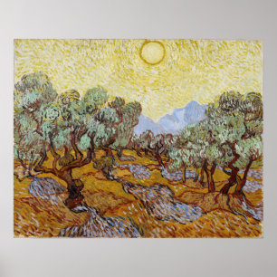 Van Gogh - Olive Trees Poster