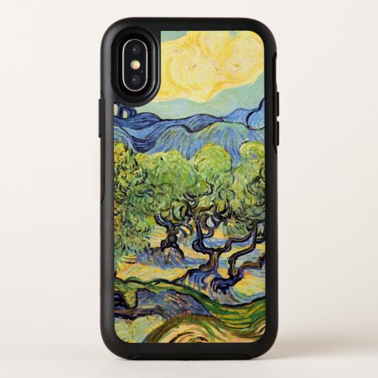 Van Gogh Olive Trees w Alpilles, Vintage Fine Art OtterBox Symmetry iPhone X Case