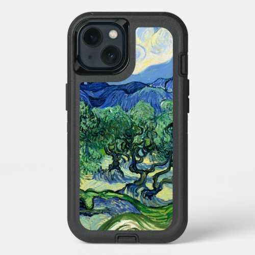Van Gogh _ Olive Trees with Alpilles in Background iPhone 13 Case