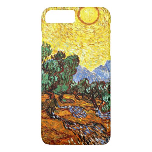Van Gogh _ Olive Trees with Yellow Sky and Sun iPhone 8 Plus7 Plus Case