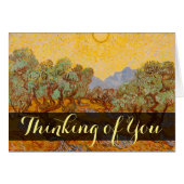 Van Gogh Olive Trees Yellow Sun Sky (Front Horizontal)