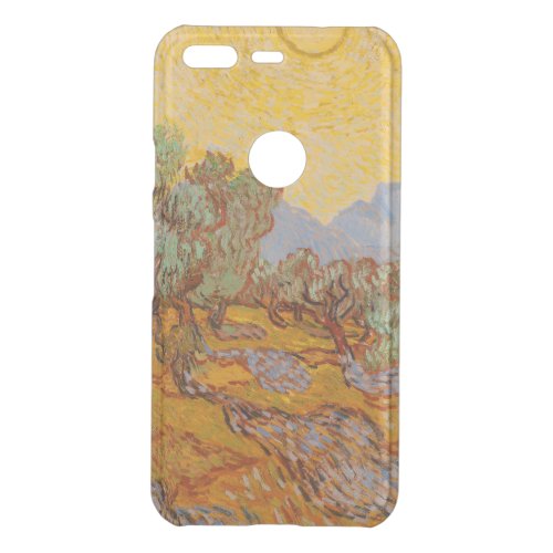 Van Gogh Olive Trees Yellow Sun Sky Uncommon Google Pixel Case