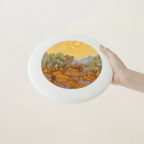 Van Gogh Olive Trees Yellow Sun Sky Wham_O Frisbee