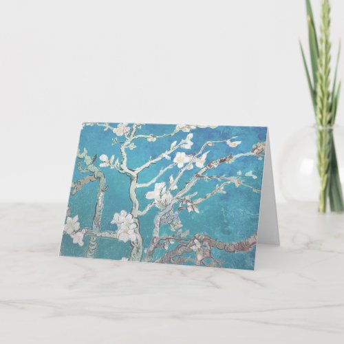 Van Gogh Painting Almond Blossom Card