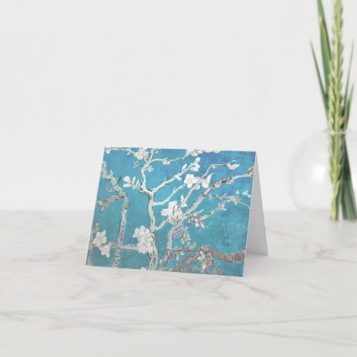 Van Gogh Painting Almond Blossom Thanks   Thank You Card