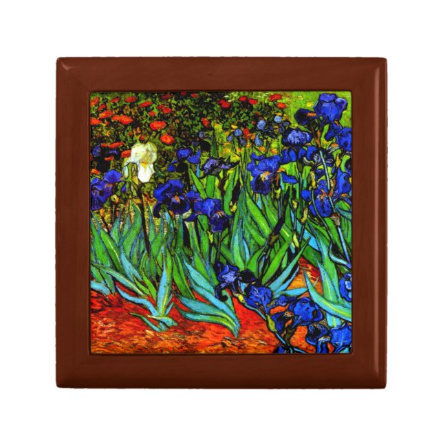 Van Gogh painting, Irises, Gift Box (Front)