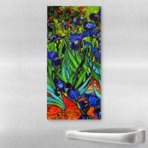 Van Gogh painting, Irises, Magnetic Notepad
