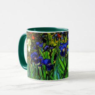 Van Gogh painting, Irises, Mug