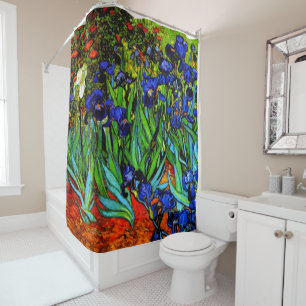 Van Gogh painting, Irises, Shower Curtain
