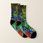Van Gogh painting, Irises, Socks<br><div class="desc">Vincent van Gogh's famous floral painting,  Irises.</div>