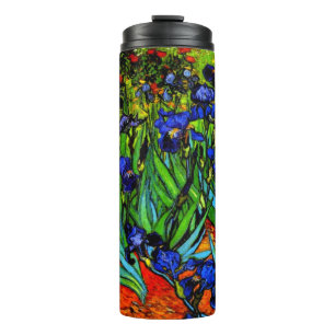 Van Gogh painting, Irises, Thermal Tumbler