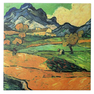Van Gogh painting, Mount Gaussier, Ceramic Tile