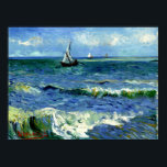 Van Gogh painting, Seascape, Poster<br><div class="desc">Vincent van Gogh's famous painting,  Seascape.</div>