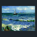 Van Gogh painting, Seascape, Poster<br><div class="desc">Vincent van Gogh's famous painting,  Seascape.</div>