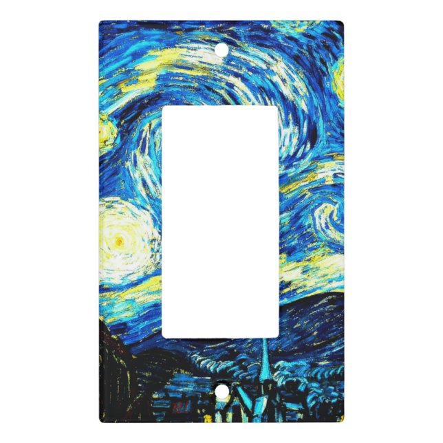 Van Gogh painting, Starry Night  Light Switch Cove Cover (Front)