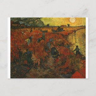 Van Gogh Painting: The Red Vineyard Postcard