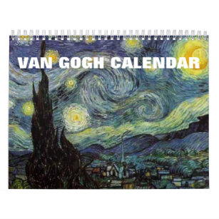 Van Gogh Paintings Art Calendar