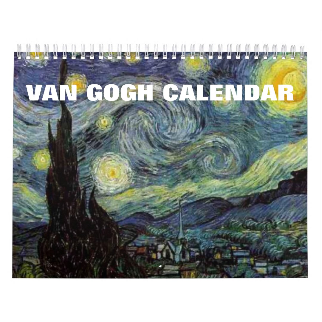 Van Gogh Paintings Art Calendar | Zazzle