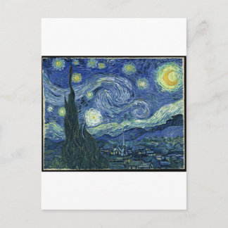 Van Gogh Paintings: Starry Night Van Gogh Postcard