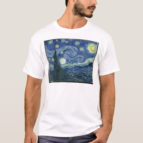 Van Gogh Paintings Starry Night Van Gogh T_Shirt