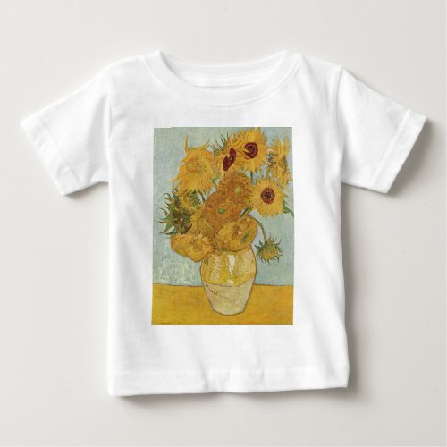 Van Gogh Paintings Van Gogh Sunflowers Baby T_Shirt
