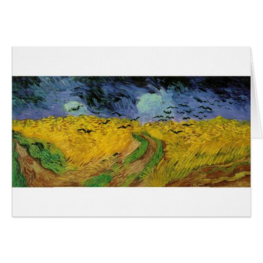 Van Gogh Paintings: Van Gogh Wheat Field Cards (Front Horizontal)