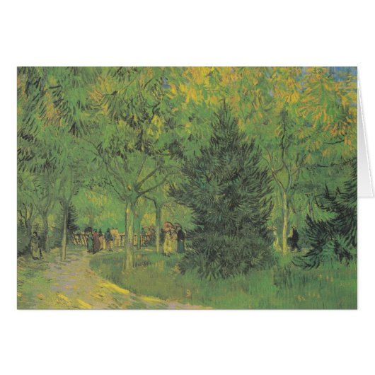 Van Gogh: Path in the Park of Arles Cards (Front Horizontal)